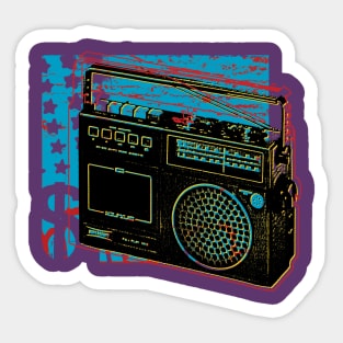 Rock N Roll Radio Sticker